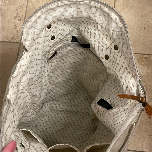 Tote Bag Recycled army duffel bag - Picture 4 of 5